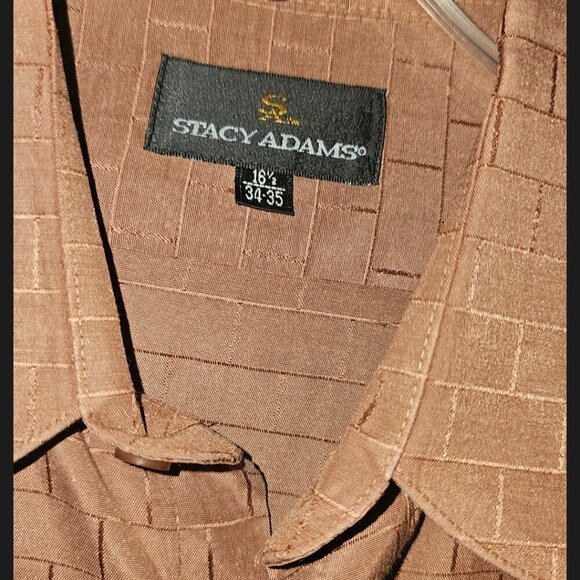 Stacy Adams Brown Dress Shirt - Picture 3 of 3